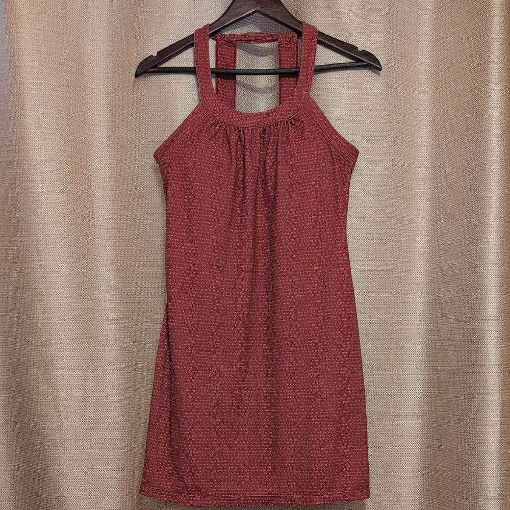 Prana Red Halter Dress